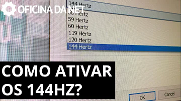 Como ativar o 75 Hz do monitor?