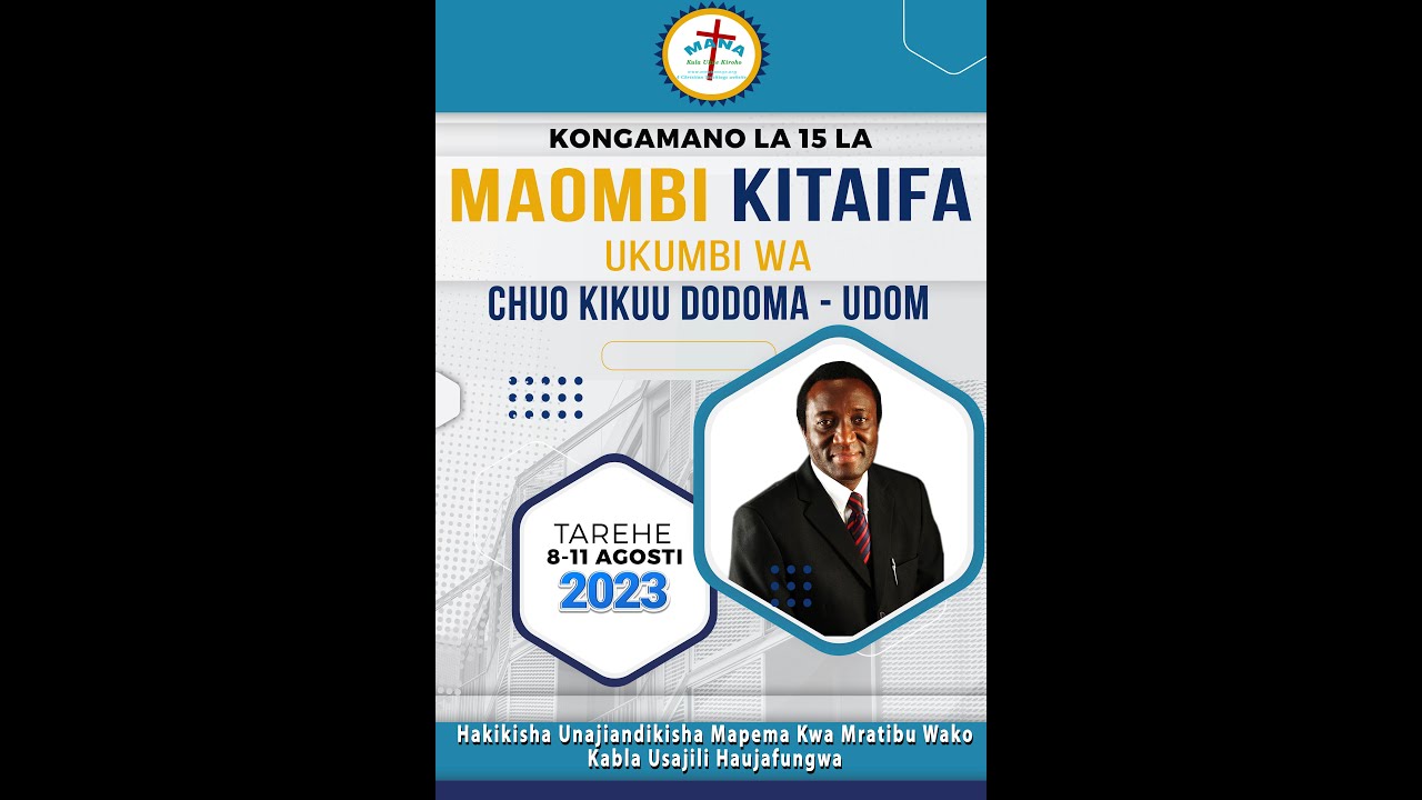 KONGAMANO LA 15 LA MAOMBI KITAIFA - TAR 8-11 AUGUST 2023