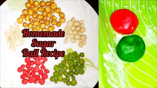Homemade Sugar Ball |Golden Pearls|কেক ডেকোরেশনের জন্য সুগার বল রেসিপি|DIY Edible sugar ball |Aardis
