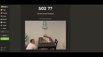 Chess.Com Server Overload??