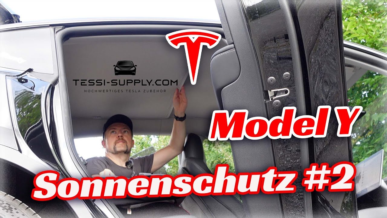 Tessi-Supply Coupon- Tesla Model Y - Sonnenschutz für Panorama