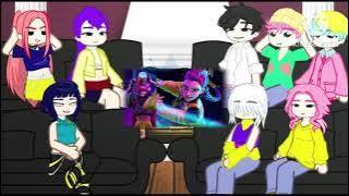 ||wip||Huntrix×Saga boys reaction..