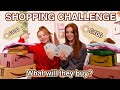 £100 ONLINE SHOPPING CHALLENGE! What Will They Buy? Sisters Spring Shopping Haul | Ruby and Raylee