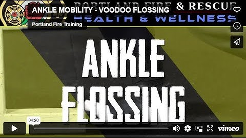 ANKLE MOBILITY - Voodoo Flossing - Decrease Ankle/Foot Pain