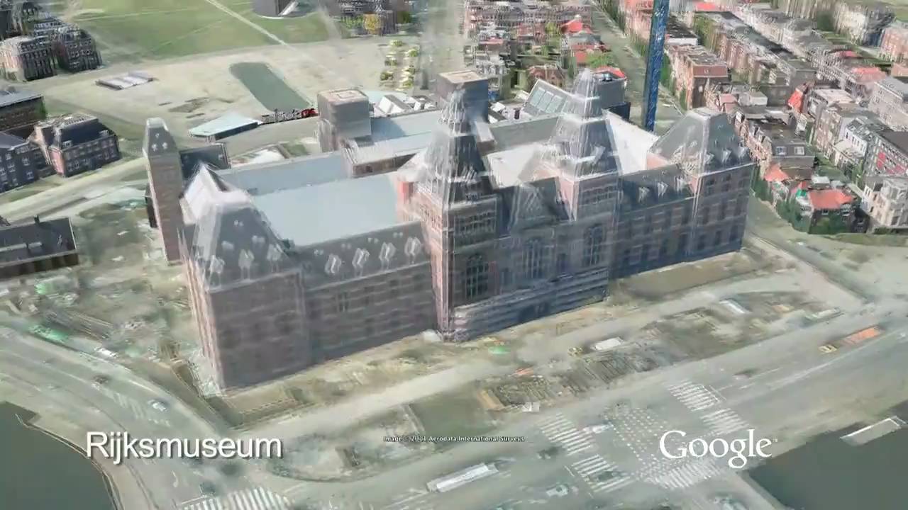 Google 3d Earth. Amsterdam, The - Minecraft Worldeditor