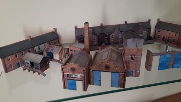 Making a scalescenes N gauge model railway card kit step by step - part 1