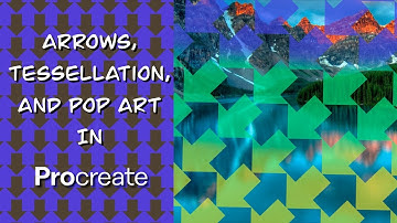 arrows, tessellations and pop art in PROcreate