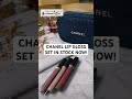 CHANEL LIP GLOSS HOLIDAY SET IN STOCK NOW! LINKS HERE #chanelbeauty