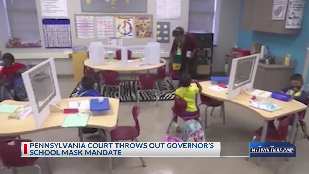 Pennsylvania court throws out governor’s school mask mandate - YouTube