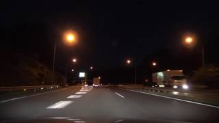 上信越自動車道 JOSHIN-ETSU EXPRESSWAY 碓氷軽井沢IC ⇒ 関越自動車道 三芳PA 2016/11/17