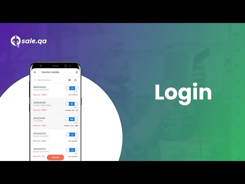 How to do Login in Qsale Inventory Application?