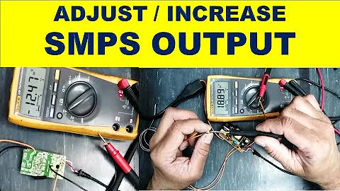 #258 How to Increase / Adjust OUTPUT of the SMPS Switch Mode power supply or mobile charger