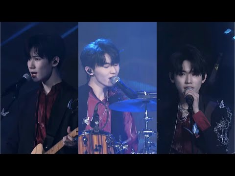 【TNT时代少年团2021火力全开演唱会】《燕尾碟》乐队版 马嘉祺 宋亚轩 张真源