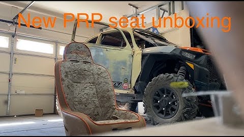 New custom PRP seats unboxing and install!!
