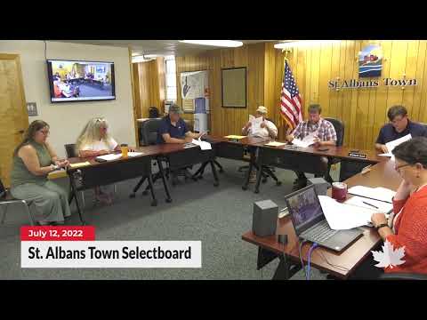 St Albans Town Selectboard Special Meeting | 07/11/2022