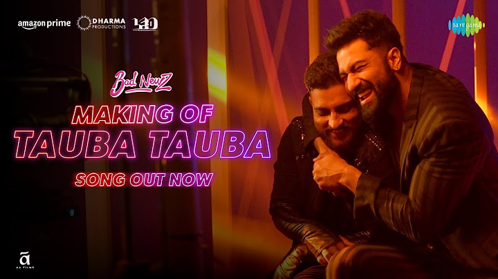 Making of Tauba Tauba | Bad Newz | Vicky Kaushal | Triptii Dimri | Karan Aujla