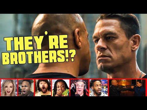 Reactors Reaction To Finding Out John Cena Is Dom Brother In Fast And Furious 9 Trailer