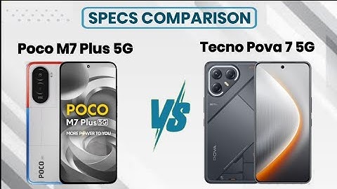 Poco M7 Plus Vs Tecno Pova 7 Performance Battery Comparison 