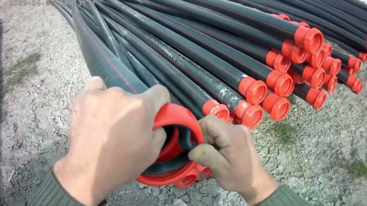 Sulama Borularına Lastik Nasıl Takılır/Yağmurlama Montajlama