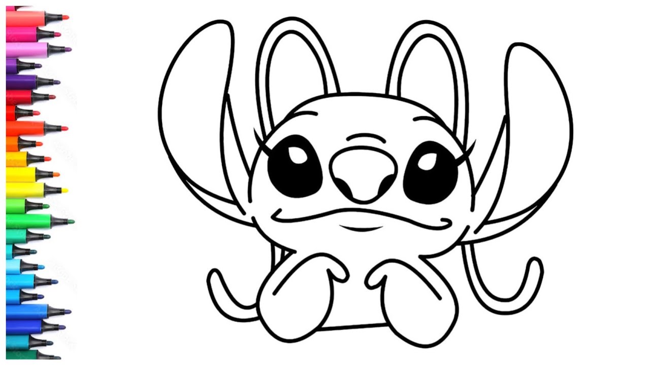 Lilo And Stitch Drawing Outline