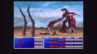 Final Fantasy VII PS4 Gameplay Ruby Weapon Fight 1080p