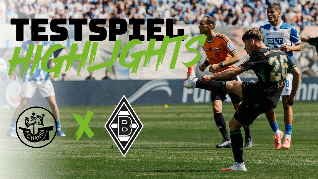 FC Hansa Rostock 1–3 Borussia M'gladbach full highlights