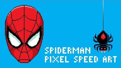 Spiderman Speed Pixel Art