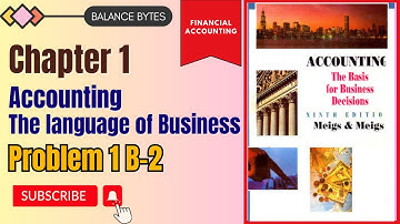 Problem 1B- 2 | Chapter 1 | The language of Business | by Prof. Muhammad Sufyan