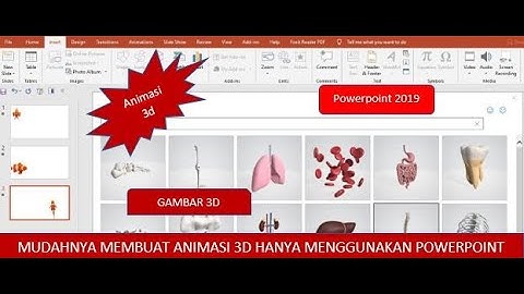 CARA MEMBUAT ANIMASI 3D ATAU 3DIMENSI DI POWERPOINT