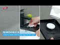 TAILI Shower Mirror Fogless for Shaving with Razor Holder, Fog Free Mirro