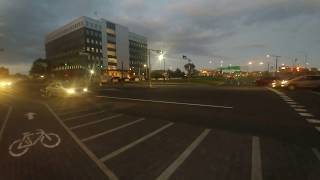 Odd Intersection at the University of Sherbrooke.