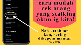 cara mengetahui orang yang telah melihat profil ig kita, 100% berhasil !