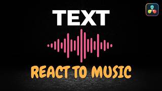 Make Text, Logos & Graphics React to Audio in DaVinci Resolve