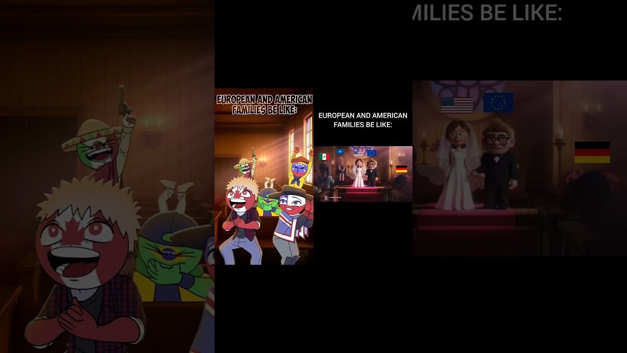 AMERICAN AND EUROPEAN FAMILIES 🎉 