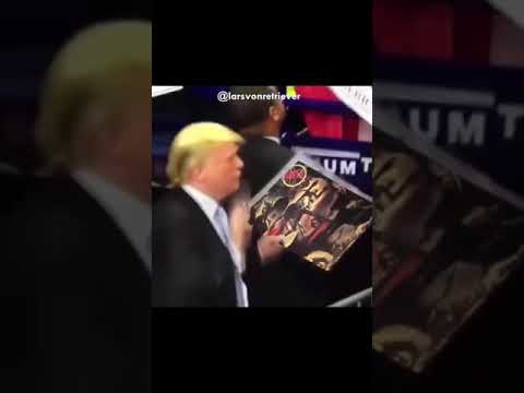 Donald Trump sings Slayer Raining Blood