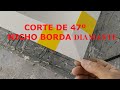 Nicho borda diamante com corte de 47, você conhecia ?