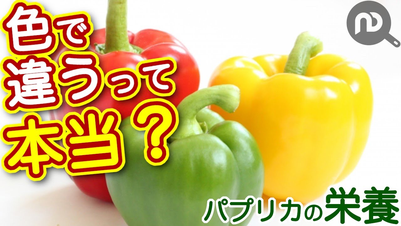 パプリカの栄養が色によって異なるって本当 N D Kitchen Wellness Youtube