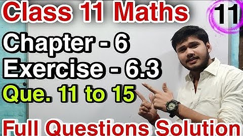 Chapter 6 Linear Inequalities Exercise 6.3 Que. (11 to 15) || Class 11 Maths || Ncert