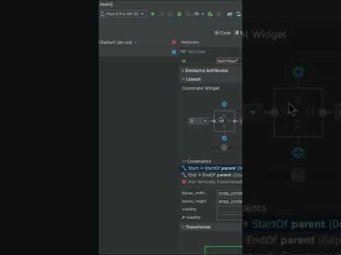 Constraint Layout using