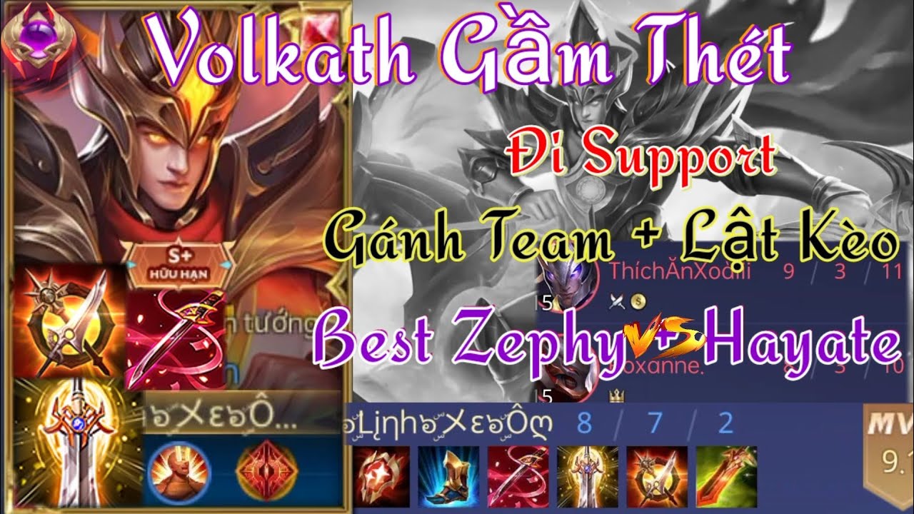 volkath rov  2022 Update  Volkath Gầm Thét Đi Support và Cái Kết ! Gánh Team + Lật Kèo Hay Ko Tưởng | Top Volkath | Volkath