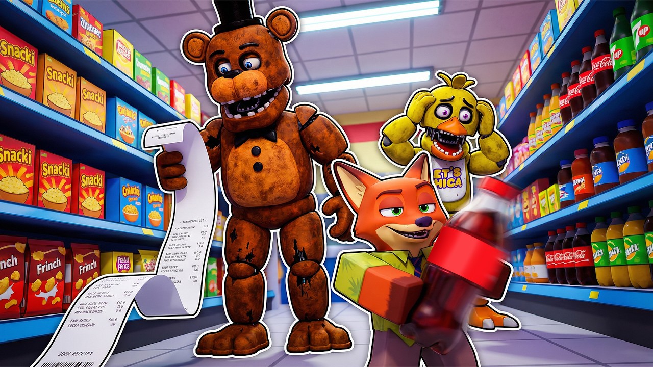 ADOPTED By a RETRO FNAF Family In Roblox... | FIVE NIGHTS AT FREDDYS ...