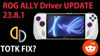 How to Update your ROG ALLY Adrenalin 23 8 1