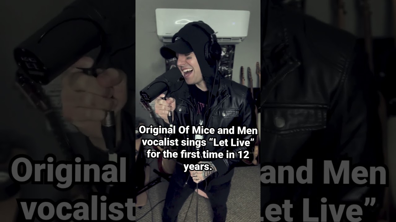 Original Of Mice & Men vocalist sings “Let Live” for the first time in 12 years.