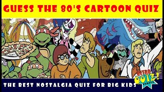GUESS THE 80'S CARTOON TITLE | 80S CARTOON QUIZ | NAME THE CARTOON