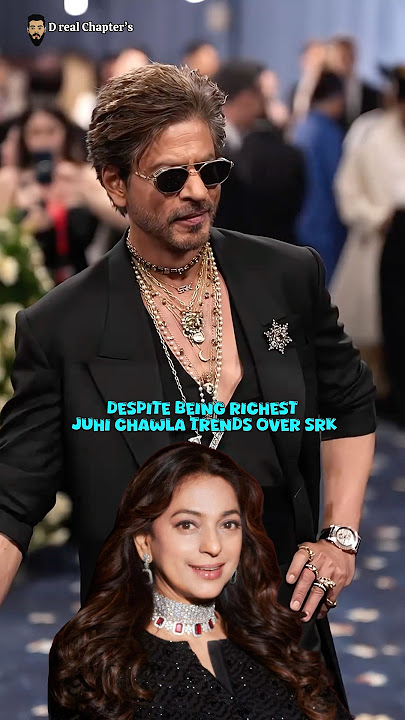Why Juhi Chawla Gaining Attention More Than SRK #bollywood #srk #juhichawla