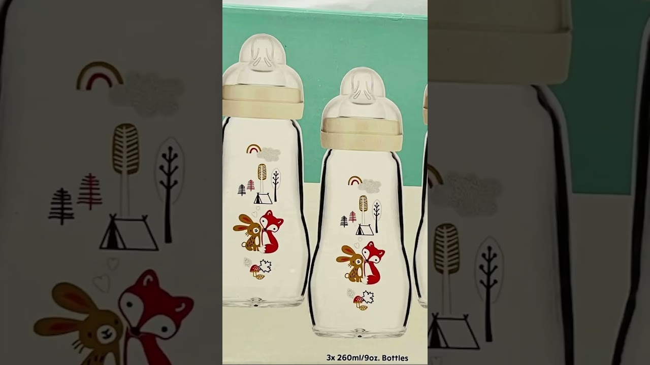 MAM Feel Good Glass Baby Bottle Set