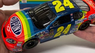 Jeff Gordon 2004 Dupont Retro Rainbow Nascar Diecast Review