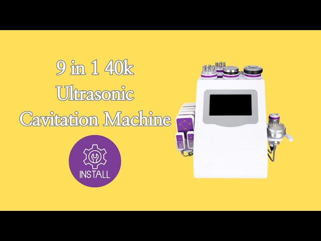 9 in 1 40K Lipo Cavitation Machine for Body Slimming & Facial Care