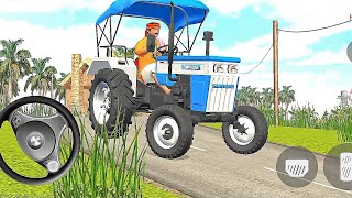 TRANSPORTING tractor driving 3d #fs22 #162 Swaraj tractor Offroading Farm Android gameplay #gta5 screenshot 5