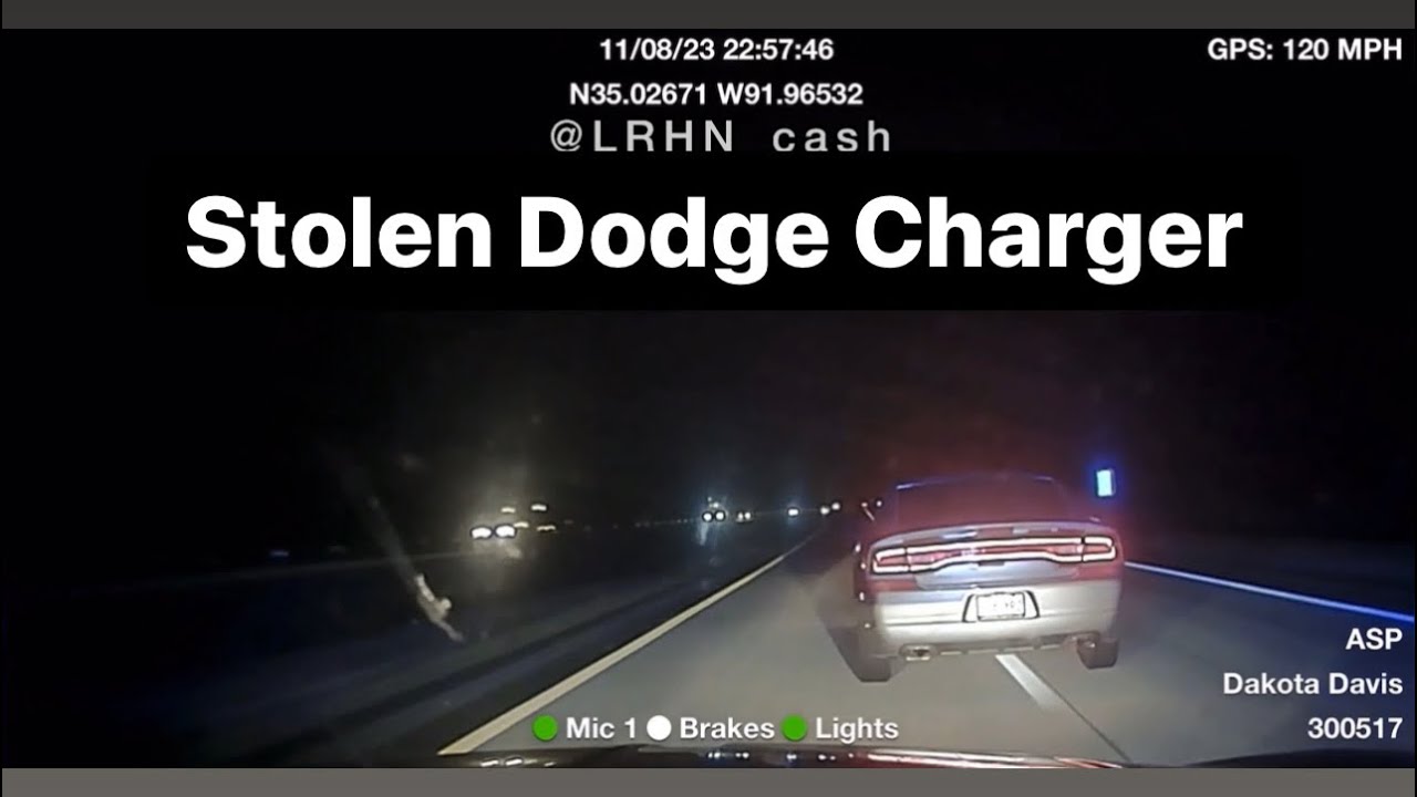 Stolen Dodge Charger Outsmarts Trooper to Escape During Wild High Speed